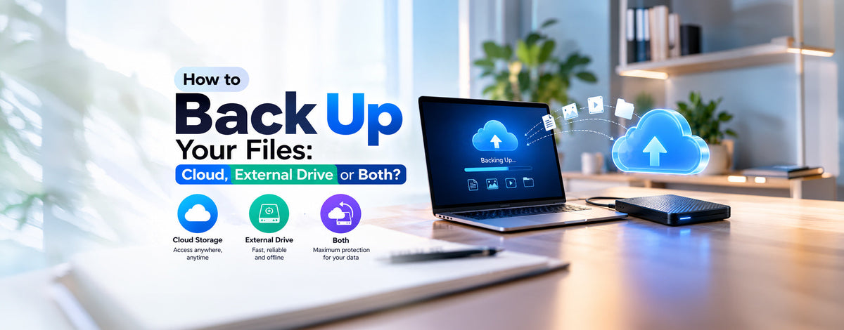 How to Back Up Your Files: Cloud, External Drive or Both?