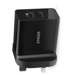 Anker 24W 2-Port USB Charger UK Black with Offline Pack