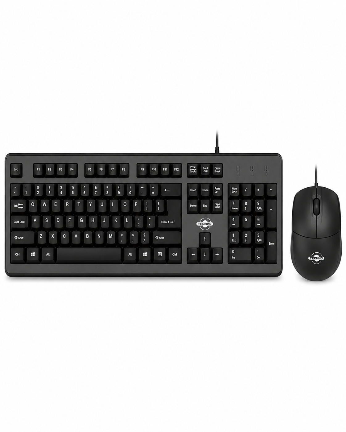 Techno Wired Keyboard and Mouse Combo  TN-X70S-UKM