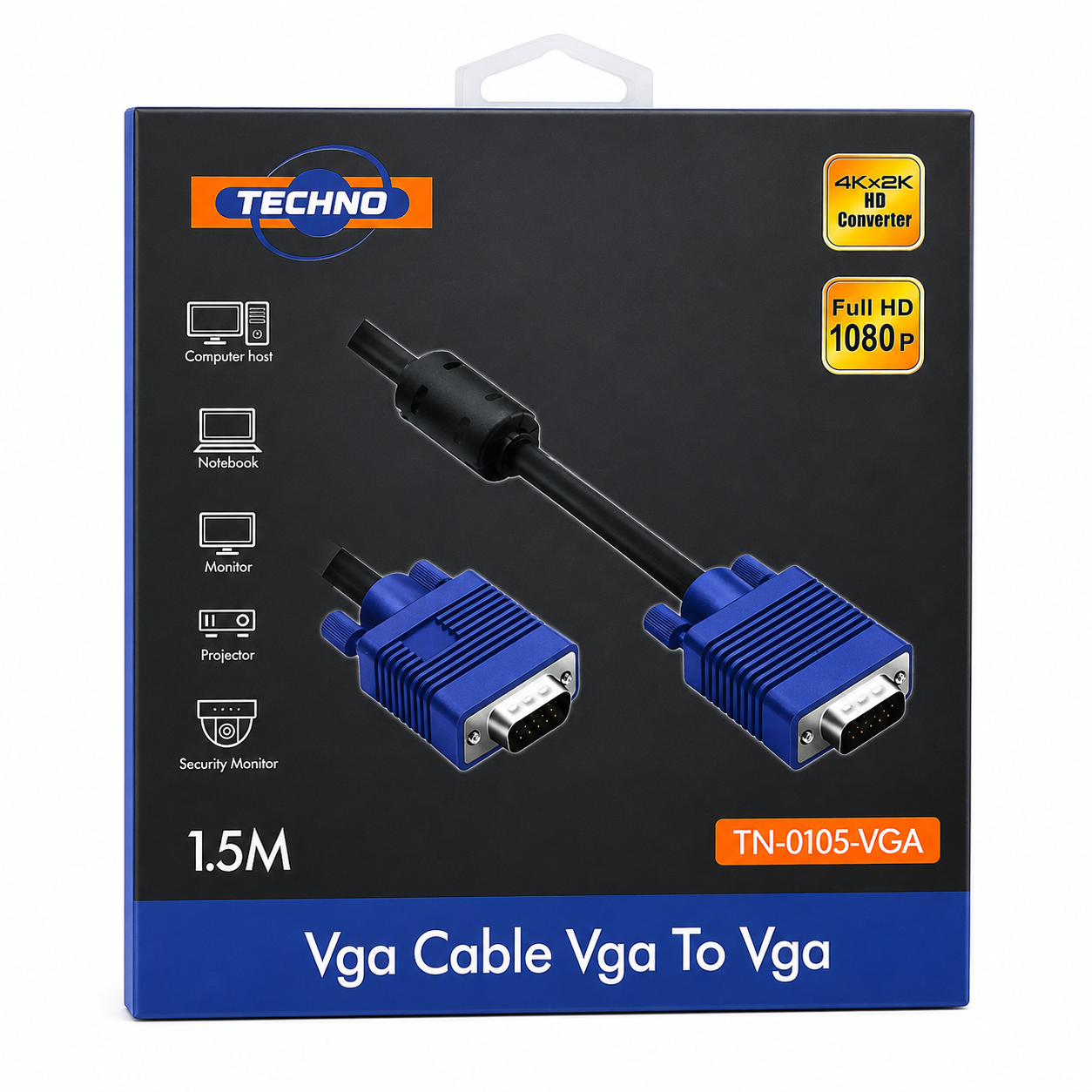 VGA Cable VGA To VGA 1.5M