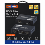 TECHNO HDMI  Splitter 4 Port 4K 30Hz
