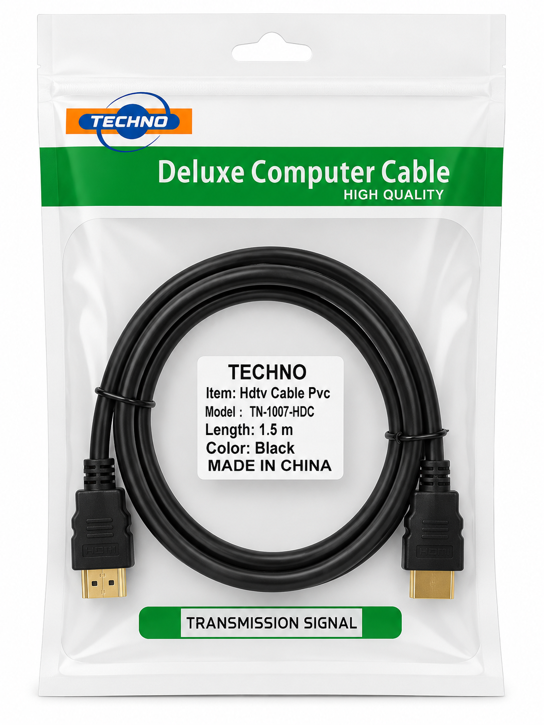 Techno HDMI Male -Male 1.5M Cable