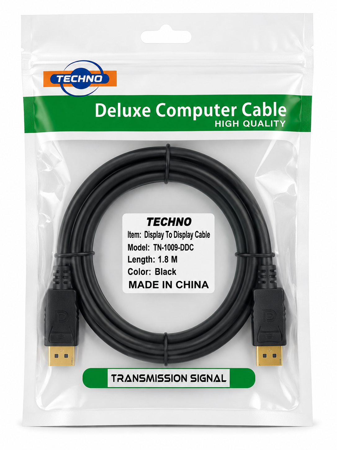 Techno DISPLAY TO DISPLAY 4K 1.8M Cable