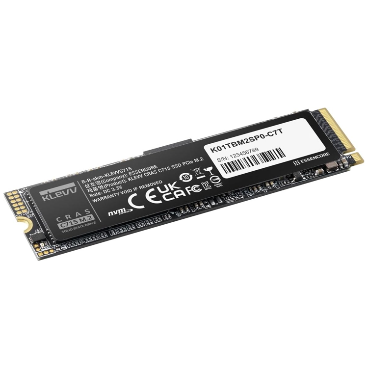 Klevv 512GB NVMe PCIe Gen3x4 SSD