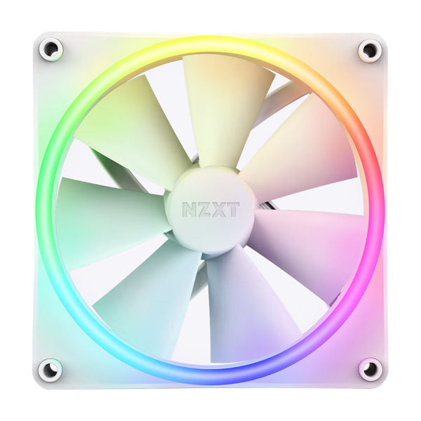 NZXT F140 RGB Duo Fans With Controller – White