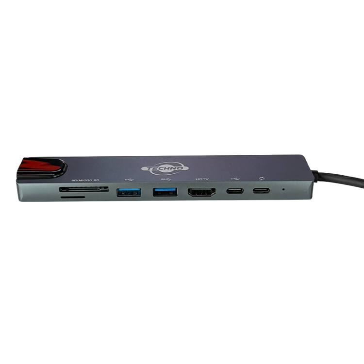 Techno TN-0801TPC 8-in-1 Type-C Adapter