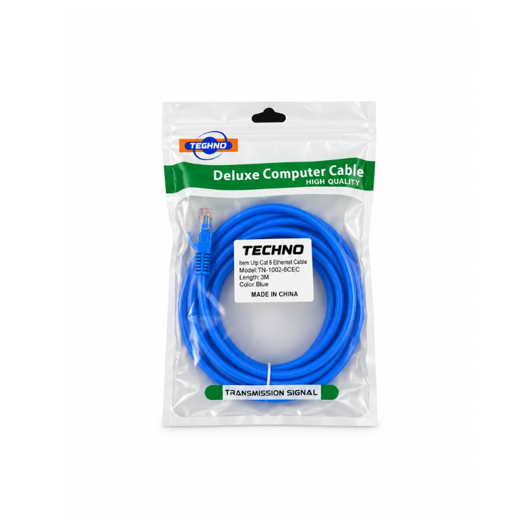 Techno CAT 6 NETWORK PATCH – 3M Cable