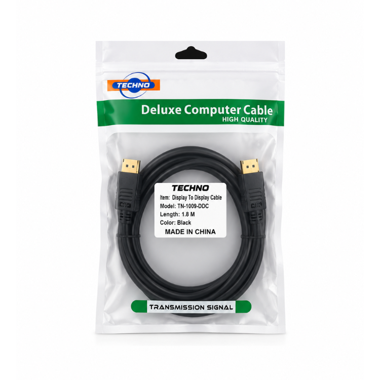 Techno DISPLAY TO HDMI 4K 1.8M Cable