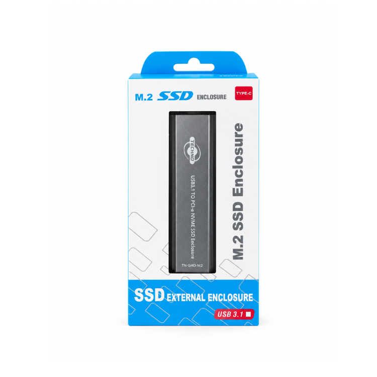 Techno NVME Enclosure Gen 3/Gen 4 (Type-C)