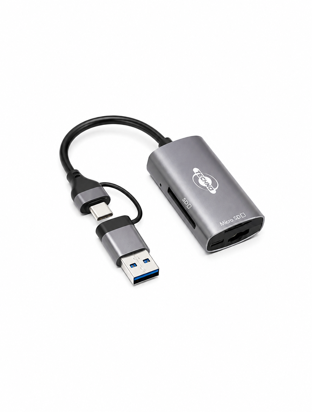 Techno USB 3.0& TYPE C TO MULTIFUNCTION CARD READER