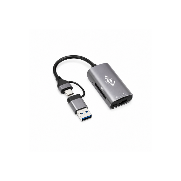 Techno USB 3.0& TYPE C TO MULTIFUNCTION CARD READER