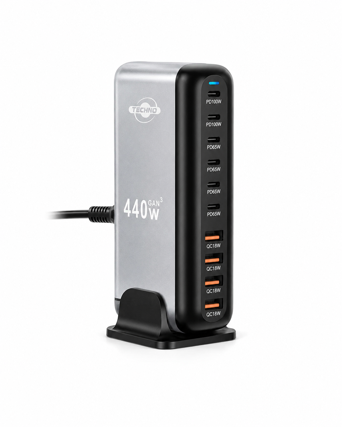 Techno USB Fast Charging Station 440W UK