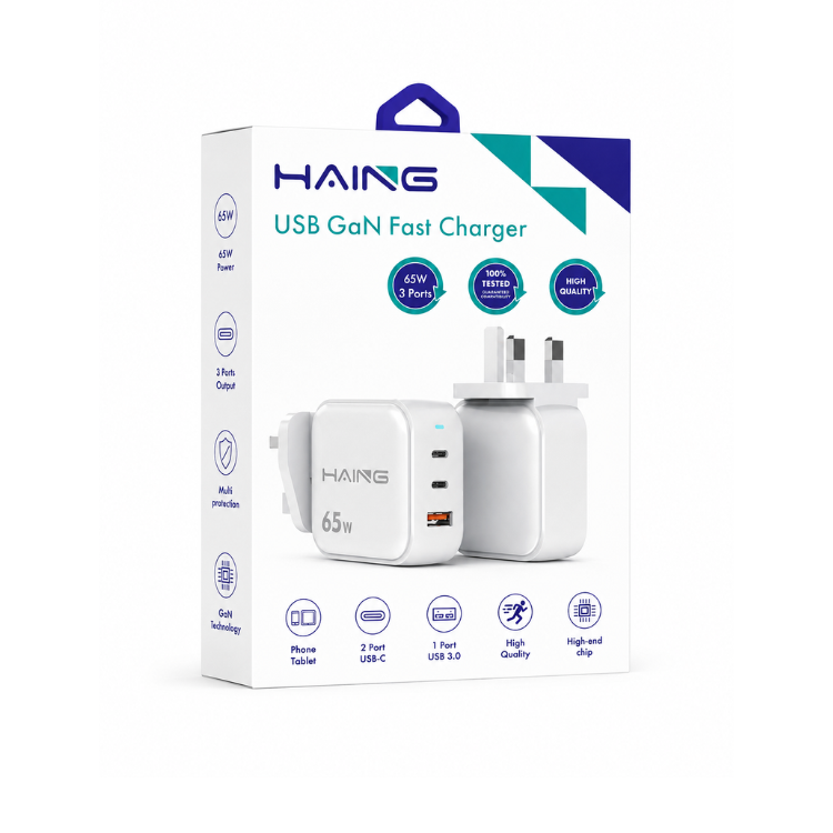 The HAING A089 65W GaN Fast Charger