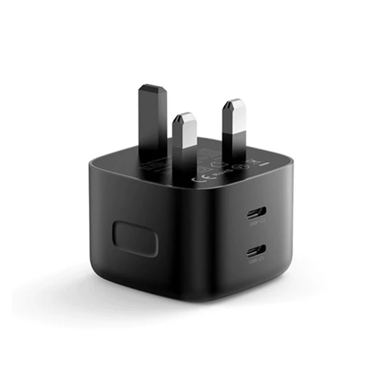 Ugreen 2*USB-C 65W PD GaN Tech PD Fast Charger UK (Black) – 70868