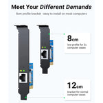 Ugreen 30771 Gigabit 10/100/1000Mbps PCI Express Network Adapter