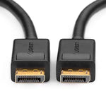 Ugreen DP Male to Male Cable 1m (Black) – 10244