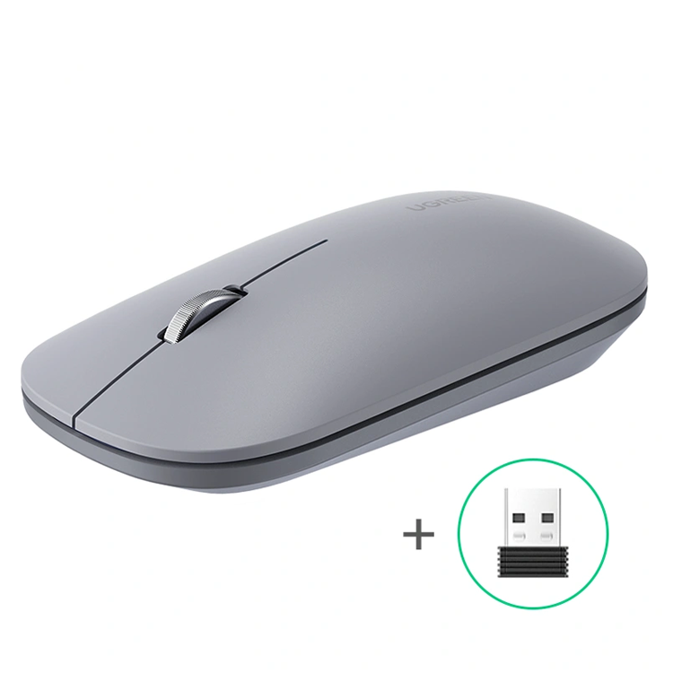 Ugreen Portable Wireless Mouse (Gray) – 90373