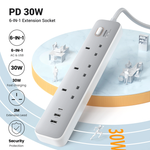 Ugreen Switch Extension 30W Type-C Port + Dual USB Ports CD286