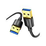 Ugreen USB-A 3.0 Male to Male Cable 2m (Black) – 10371