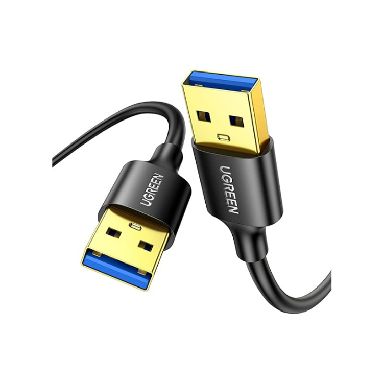 Ugreen USB-A 3.0 Male to Male Cable 2m (Black) – 10371