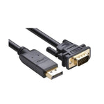 Ugreen 10247 DP Male to VGA Male Cable 1.5m (Black)