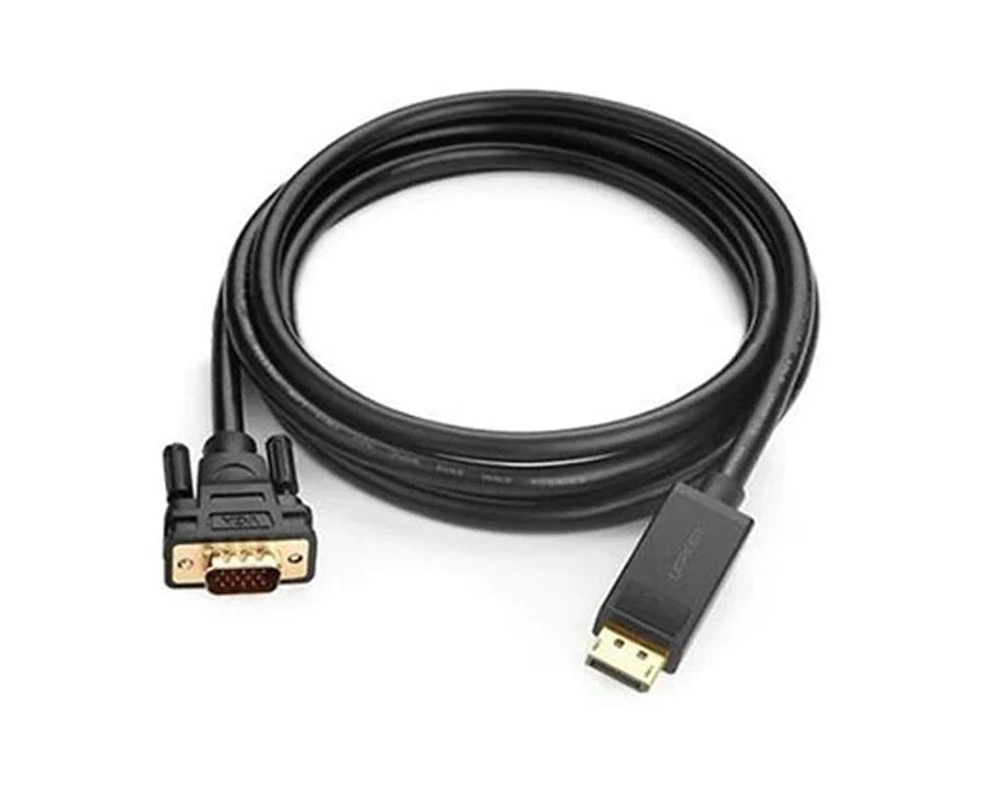 Ugreen 10247 DP Male to VGA Male Cable 1.5m (Black)